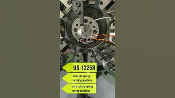 UnionSpring_Tech fully automatic camless wire rotary spring machine US-1225R