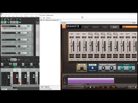 How to Get EZ Drummer 2 on Eight Tracks (Reaper)