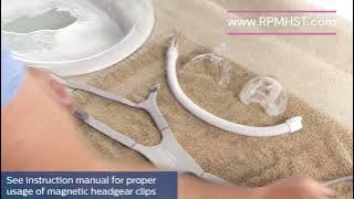 Philips Respironics Amara View CPAP mask cleaning