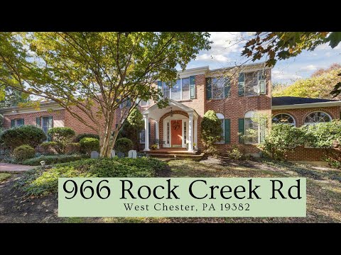 966 Rock Creek Dr, West Chester, PA home video tour