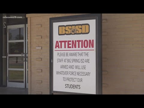 Big Spring ISD allows trained staff to carry firearms on campuses