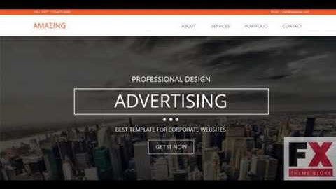Preview Amazing - One Page Parallax Muse Template TForest