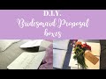 DIY Bridesmaid Box | Proposal Boxes | WEDDING SERIES