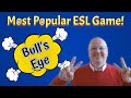 Simple and popular esl sentence game bulls eye