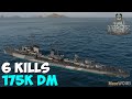 World of WarShips | Z-46 | 6 KILLS | 175K Damage - Replay Gameplay 1080p 60 fps