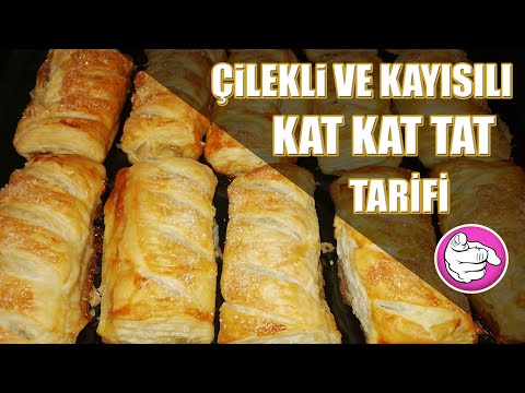 Evde Kat Kat Tat Tarifi - Çilekli Kat Kat Tat Tarifi - Kayısılı Kat Kat Tat Tarifi