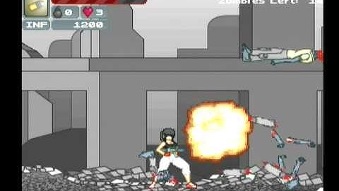 [Sega Dreamcast] BennuGD Game Example: Zombies2012 Running on Dreamcast