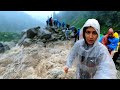 Hp-23 || flood me fans gaye | पहली बार देखा ऐसा सैलाब himachal flood video | Tour Vlog बाढ़ का सीन