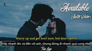 (Vietsub+Lyrics) Available - Justin Bieber