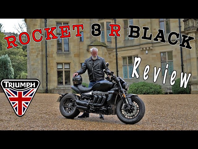 Triumph Rocket 3 R Black Edition Review. 221 Nm Torque! 167 PS!  Is this The Worlds Best Motorcycle? class=