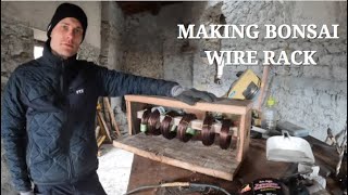 Making Bonsai Wire Rack/Holder from Old Scrap Wood
