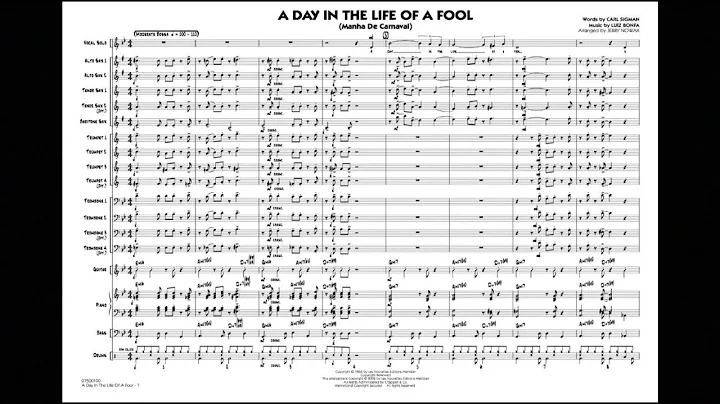 A Day in the Life of a Fool arranged by Jerry Nowak