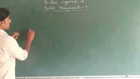 Position eigen kets and position measurements 3