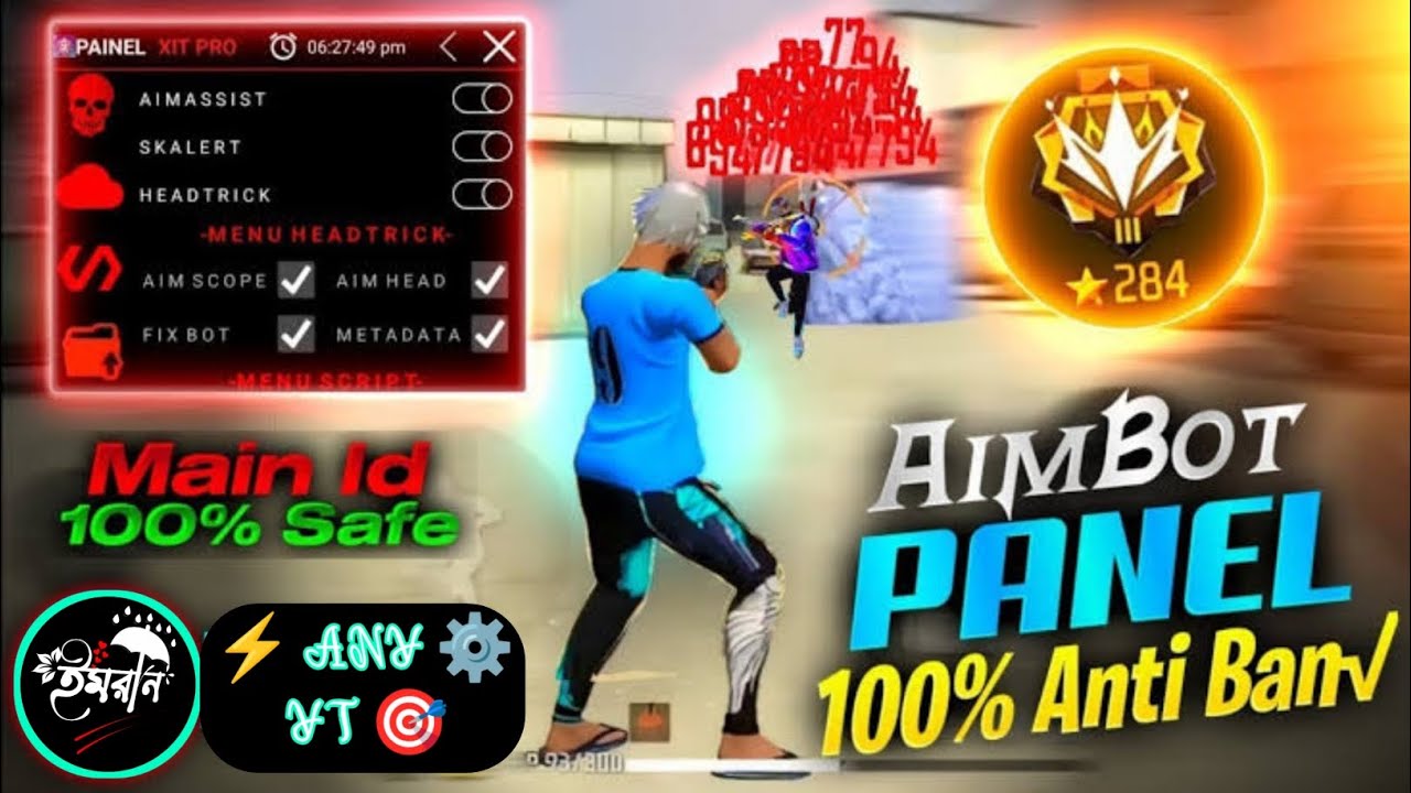 100⚙️Antiban Headshot injector ff & ff max Panel 🔥 ff headshot hack