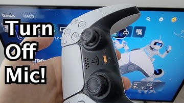 PS5 Controller How to Mute Mic & Change Speaker Volume