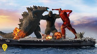Titan VS Godzilla Vs kong