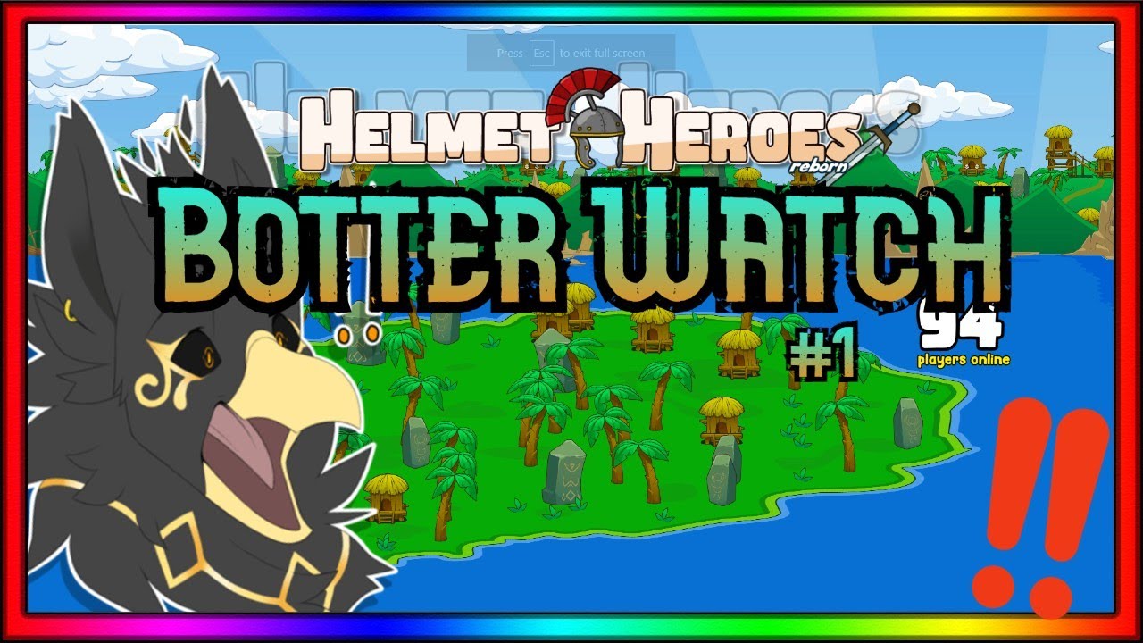 Helmet Heroes REBORN BOTTER WATCH 1 YouTube