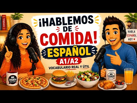 Spanish Listening Practice.  Let’s Talk About Food in Spanish | Mr. Spanish Señor Español Podcast