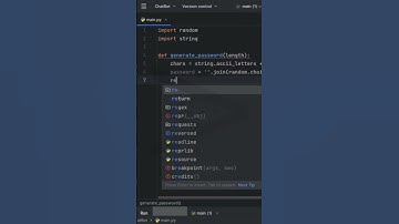 PYTHON - Generate Random Password.  #python #tutorial #howtomake