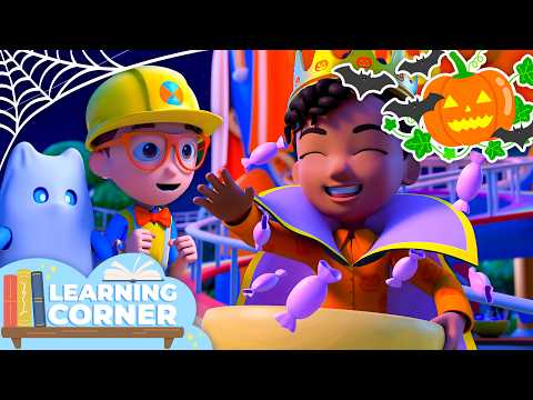 The Pumpkin Queen Takes Over The Halloween Hideout | Blippi Wonders | Learning Corner 📚