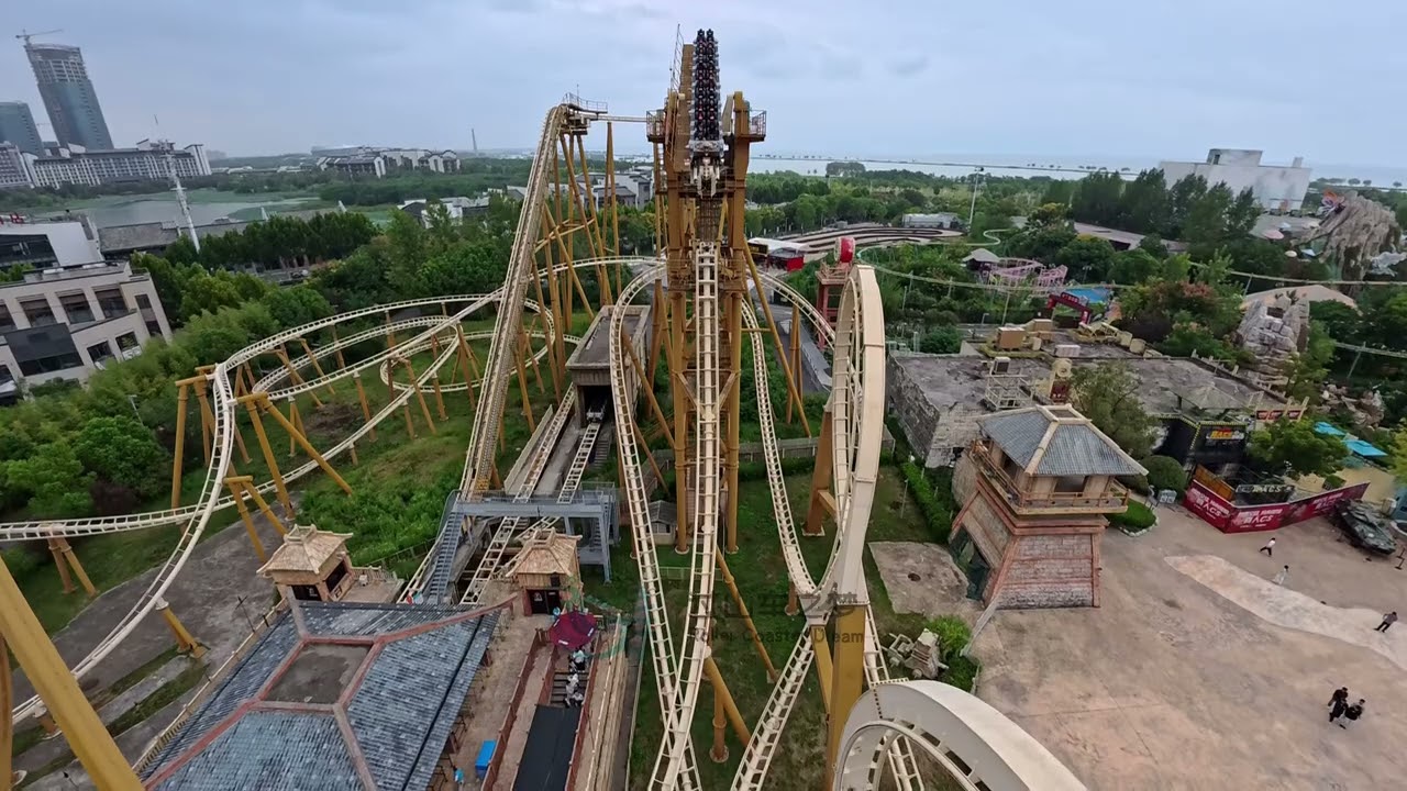 Battle of Jungle King（Dragon） Onride Mounted 4K 60FPS POV Hefei Sunac Land