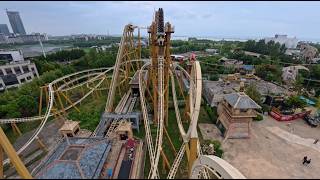Battle of Jungle King（Dragon） Onride Mounted 4K 60FPS POV Hefei Sunac Land