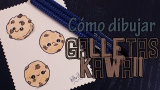 Cómo dibujar galletas kawaii / How to draw a kawaii cookies
