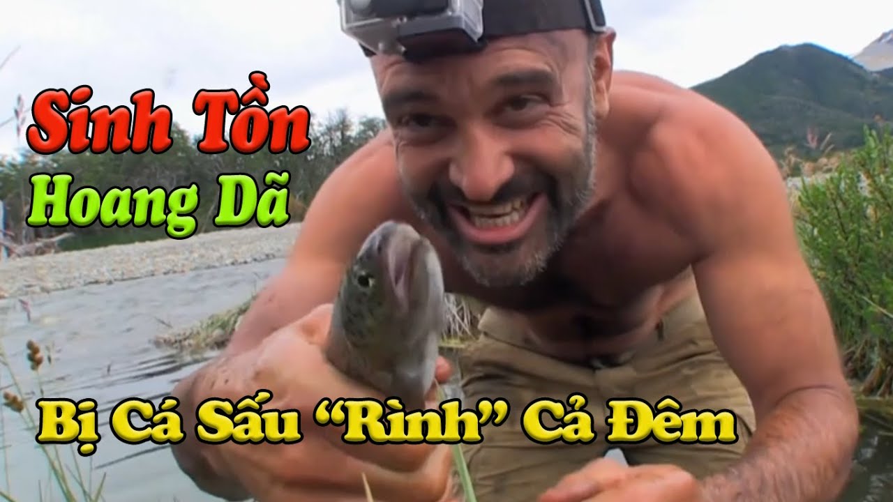 Một Mình Sinh Tồn Nơi Hoang Dã: Bị Cá Sấu “Rình” Cả Đêm… Sáng Hôm Sau Bắt Cá Trê KHỦNG!