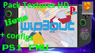 Guide Emu PS1 Duckstation Pack textures HD : Wipeout 3 Gameplay FR Lenovo Legion Go Wip3out