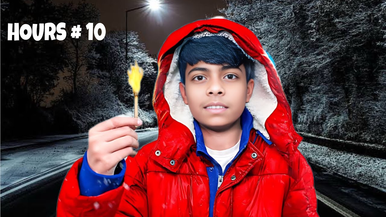 Surviving 24 hours in outside | Gone wrong | @azeem_here_9 - YouTube
