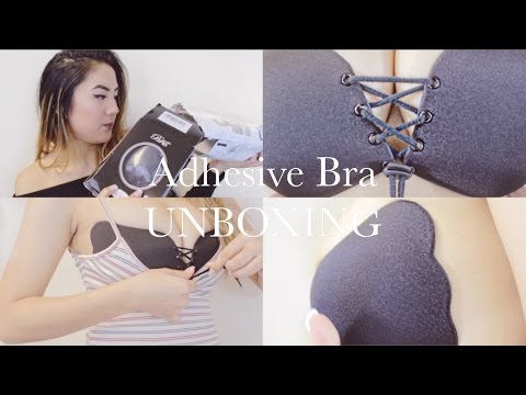 BRA101 PT 3: $13 Adhesive Push Up Bra? Does It Work? Supportive? Drawstring  Feature! 