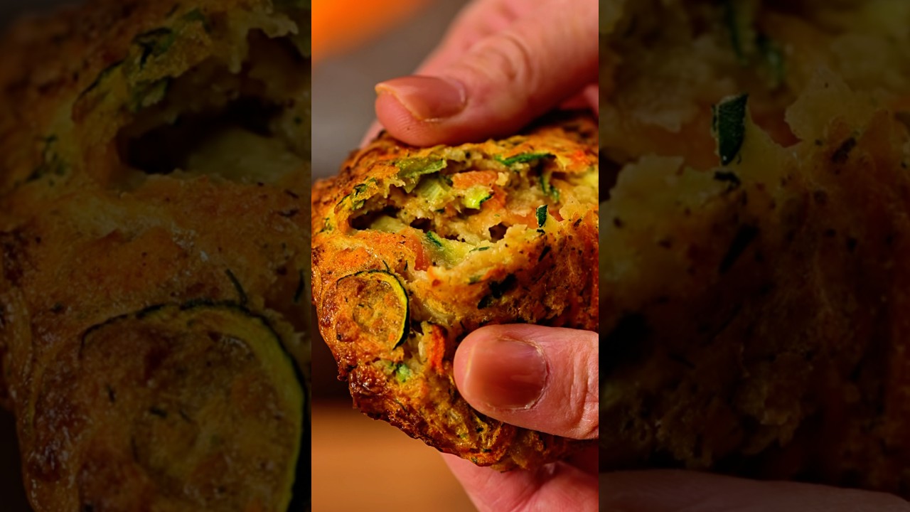 Türkische Mücver (Zucchinipuffer) mit Joghurt Knoblauch Dip - YouTube