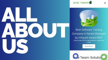 All About Us - One Team Solutions !