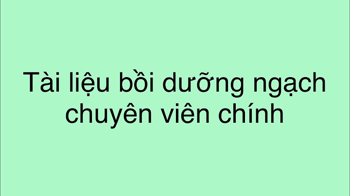 Thực thi công vụ là gì năm 2024