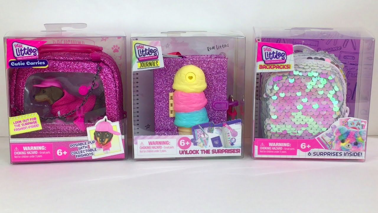 Plushie Real Littles Backpacks - Choose Yours – Mini Mysterys