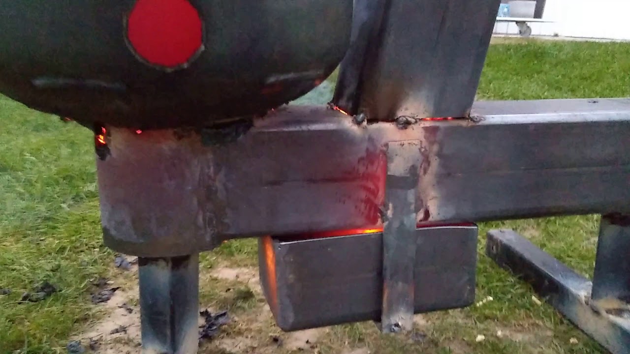 Pellet rocket stove pool heater. Test 2 - YouTube