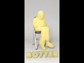 Soft body Bernie: Butter *Softbody simulation. #Shorts