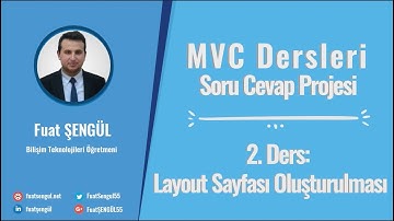 2. Ders: Mvc ile Layout  Sayfası Oluşturma