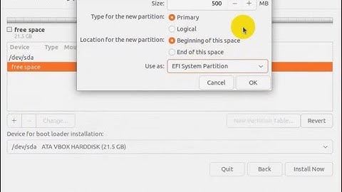 How To Fix ‘No EFI System Partition Found’ Error During Ubuntu 22 Installation