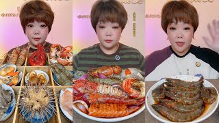 Download Lagu Asmrfood : Eating big Shrimp 🦐🍤🦐 { seafood 🦞🦞🦞🍢} #seafood #shrimp #delicious MP3
