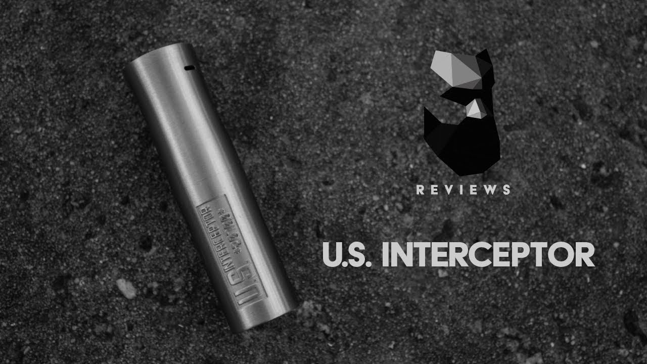 U.S. INTERCEPTOR 20700 Mechanical Mod by TRINITY GLASS HARDWARE 