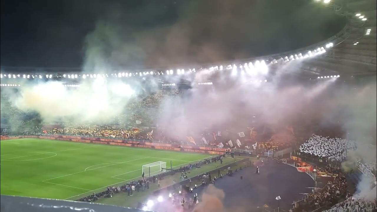 DERBY Roma Lazio Roma Roma Roma e coreografia YouTube
