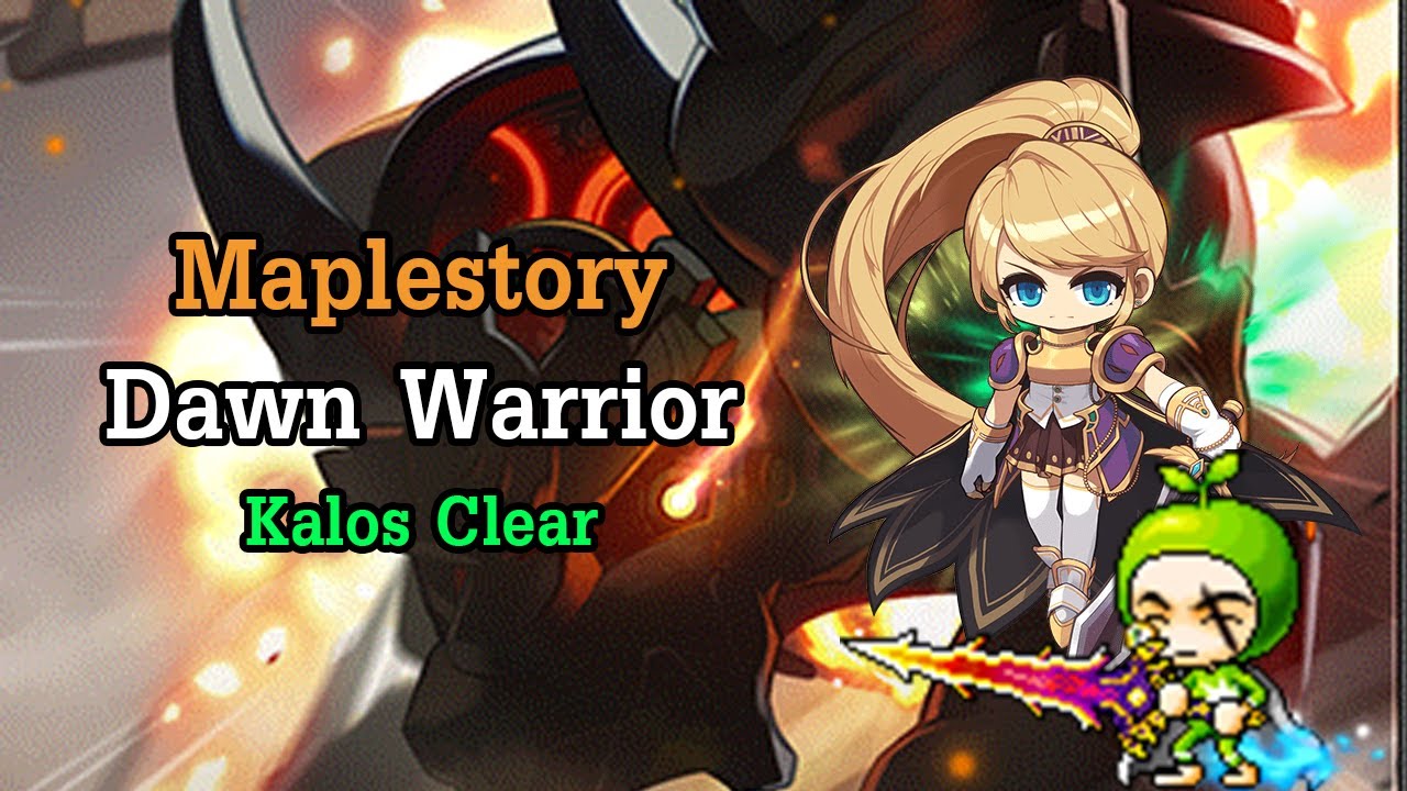 [GMS Reboot] Maplestory Dawn Warrior Kalos Clear YouTube