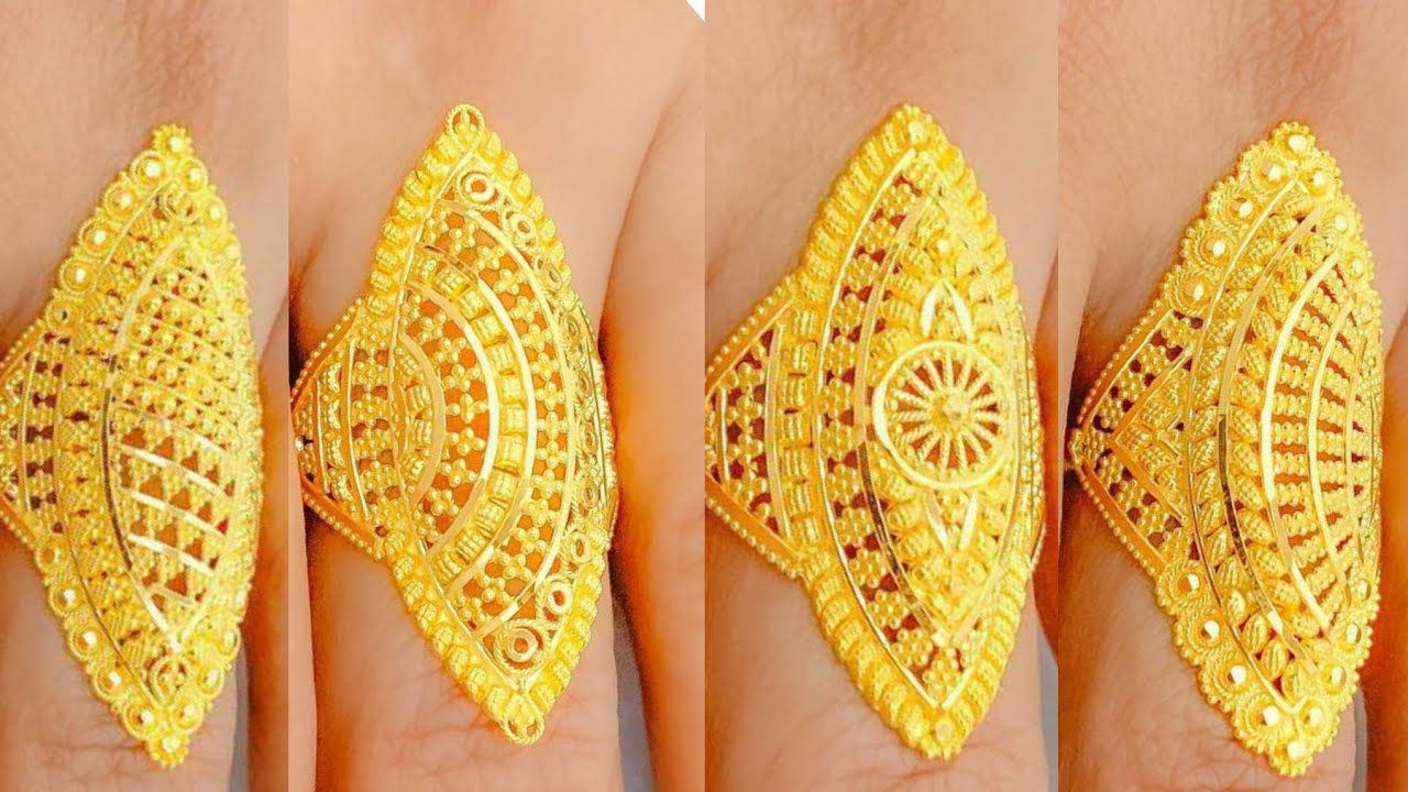 Latest Gold 🪙 Stylish Rings designs ideas for ladies and women#2024 ...