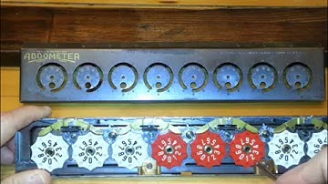 Inside the "Addometer" - Chicago, ILL. U.S.A.