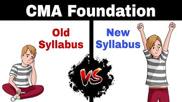 New Syllabus VS Old Syllabus CMA Syllabus 2022 New Syllabus for CMA Foundation By CA Pratik Thakkar