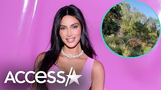 Kim Kardashian Gives Fans A Look At Her STUNNING Home Garden