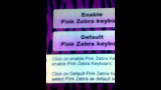 How to make your android and ipod  keyboard pink! screenshot 3