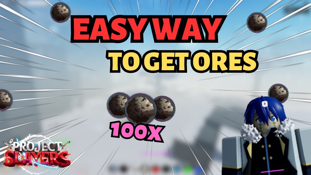 EASY WAY TO GET ORES!! [Project Slayers 1.5] - YouTube