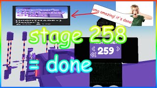 Stage 258 Walkthrough [Master's Difficulty Chart Obby NIGHTMARE+]